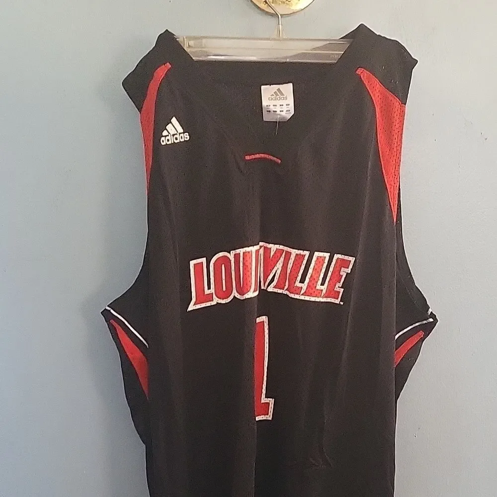 Louisville Black ADIDAS Basketball Jersey
